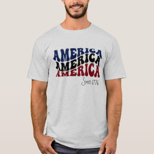 Amerika seit 1776 Patriotisch T-Shirt