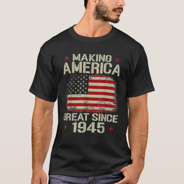 Amerika seit 1945 Vintage Geschenke 75. T-Shirt (Vorderseite)