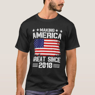 Amerika seit 2010 groß machen Geburtstagsfeier Ame T-Shirt