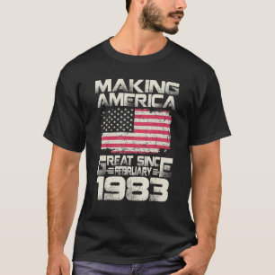 Amerika seit Februar 1983, 39. Geburtstag T-Shirt