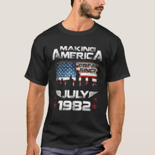 Amerika seit Juli 1982 Geburtstag 39 Y großartig m T-Shirt