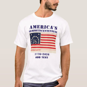Amerika Semiquincentennial USA 250 Bennington-Flag T-Shirt