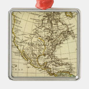 Amerika Silbernes Ornament