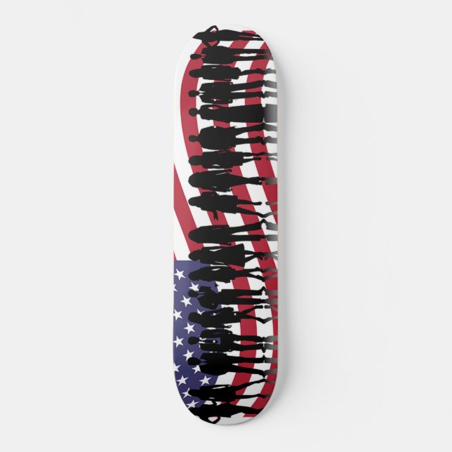 Amerika Skateboard (Vorderseite)
