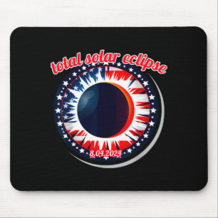 Amerika Sonnenfinsternis Texas 4.8.24 totale Sonne Mousepad