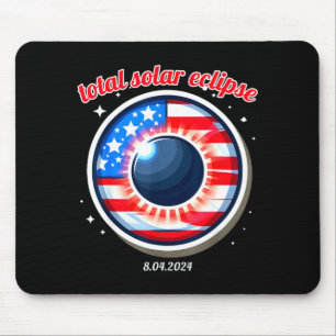 Amerika Sonnenfinsternis Texas 4.8.24 totale Sonne Mousepad
