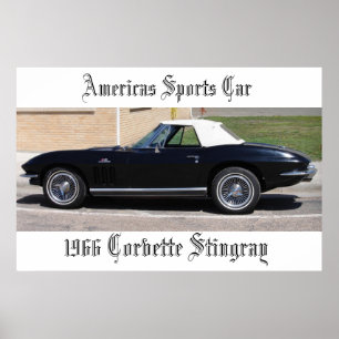 Amerika-SportCar-1966 Korvette Stingray Poster