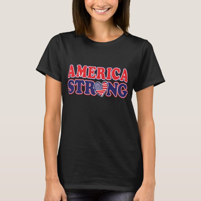 Amerika stark T-Shirt (Vorderseite)
