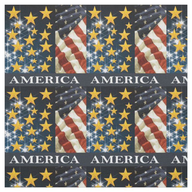 AMERIKA STOFF (Muster)