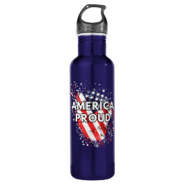 Amerika stolz - Patriotische Wasserflasche Edelstahlflasche