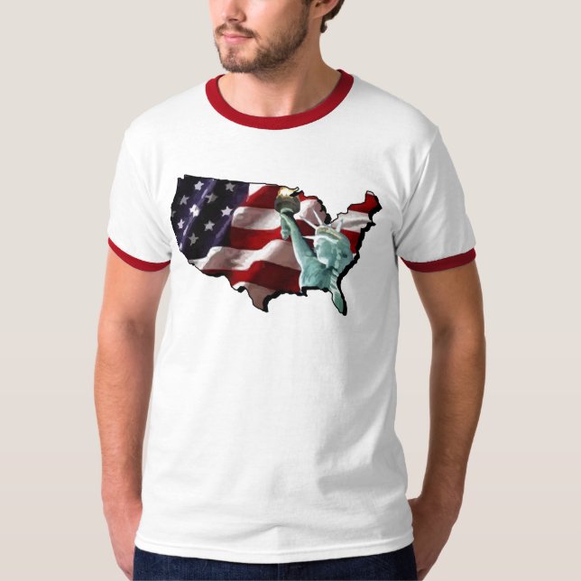 Amerika T-Shirt (Vorderseite)