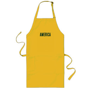 Amerika T-Shirt Lange Schürze