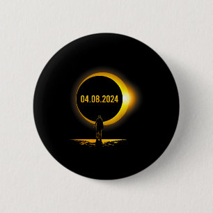 Amerika Totalität 04 08 24 Lustige totale Sonnenfi Button