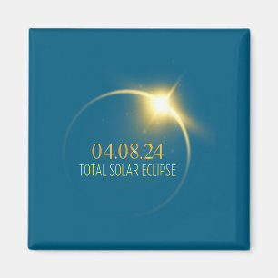 Amerika Totalitäts-Sonnenfinsternis 2024 4.08.24 Z Magnet
