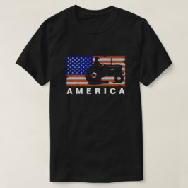 AMERIKA - Traktor FLAG T-Shirt