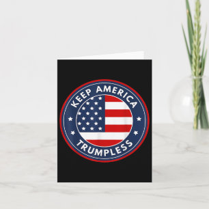 Amerika Trumlos Funny Anti Trump 2024 Pro-Demokrat Karte