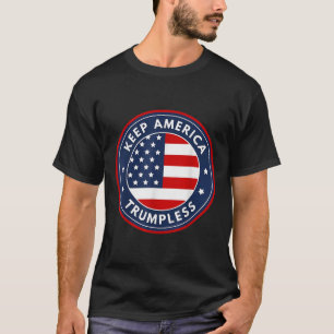 Amerika Trumlos Funny Anti Trump 2024 Pro-Demokrat T-Shirt