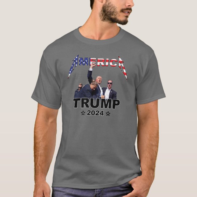 Amerika, Trump 2024 T-Shirt (Vorderseite)