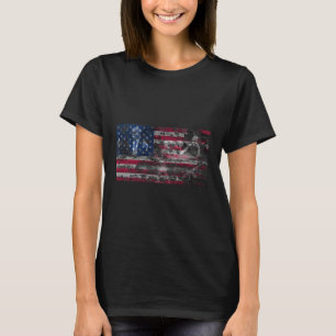 Amerika Trump 2a Waffen Gott Land Bibel Kreuz T-Shirt