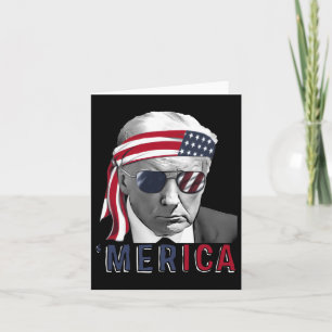 Amerika Trump Frohes 4. Juli Trump Amerikanische F Karte