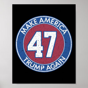 Amerika Trump Wieder 47 Poster