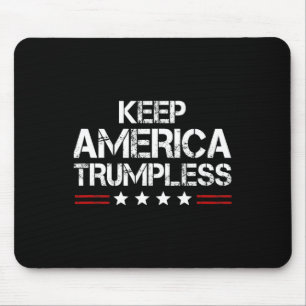 Amerika Trumpless - Funny Anti Trump Mens & amp; W Mousepad