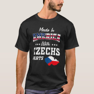 Amerika Tschechische Teile Tschechische Republik K T-Shirt