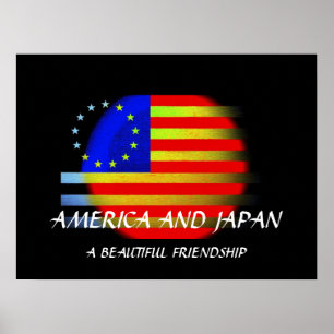 AMERIKA UND JAPAN EINE SCHÖNE FREUNDSCHAFT POSTER