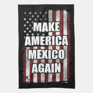 Amerika und Mexiko wieder Shirt Funny Trump-Gesc Küchentuch