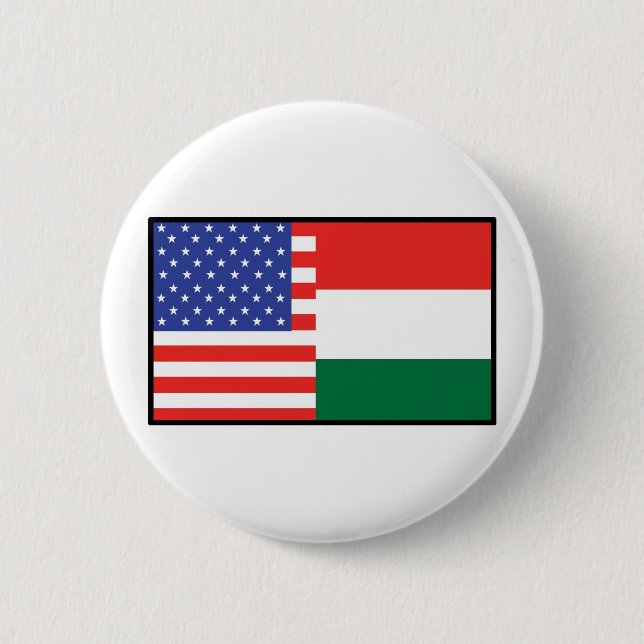 Amerika Ungarn Button (Vorderseite)