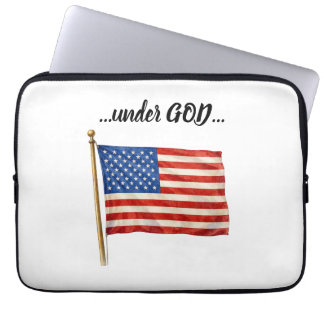 Amerika unter Gott Laptopschutzhülle