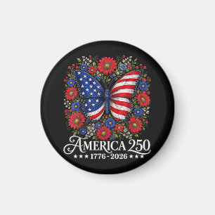 Amerika US-Flagge 250 1776 2026 250. Jubiläum 4t Magnet
