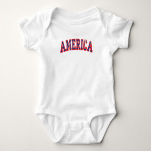 Amerika USA 4. Juli Baby Strampler