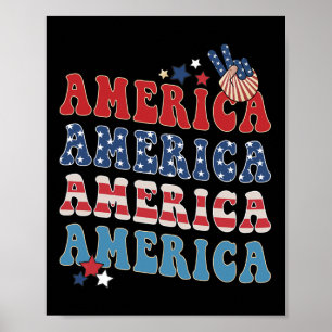 Amerika USA Amerikanische Unabhängigkeitstag 4 für Poster