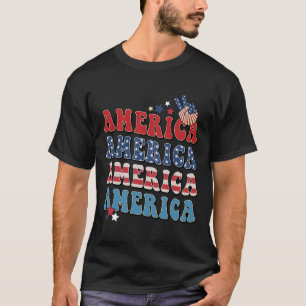 Amerika USA Amerikanische Unabhängigkeitstag 4 für T-Shirt