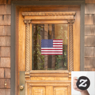 Amerika/USA Fensterzeichen, Klammern, amerikanisch Fensteraufkleber