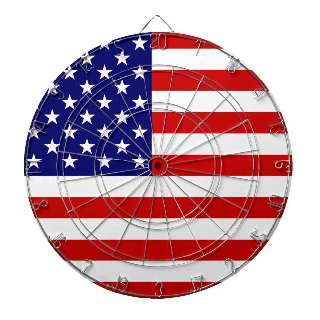 Amerika, USA-Flagge Dartscheibe (vorne)