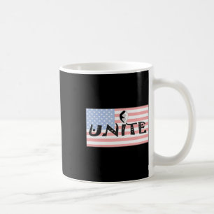 Amerika vereint Biden Trump Wahlkampf Wahl Kaffeetasse
