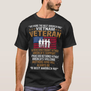 Amerika Vietnam Veteran Usa Flagge T-Shirt