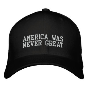 AMERIKA WAR NIE GROSS BESTICKTE KAPPE