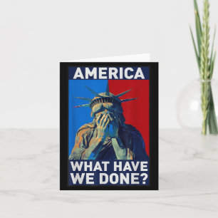Amerika was haben wir getan, Freihetsstatue, polit Karte