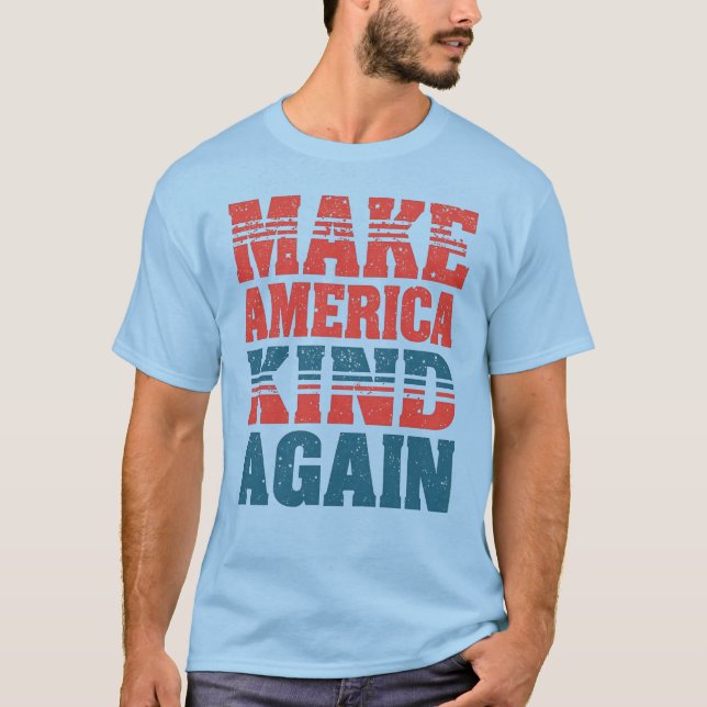AMERIKA WIEDER EINSTELLEN T-Shirt (Vorderseite)