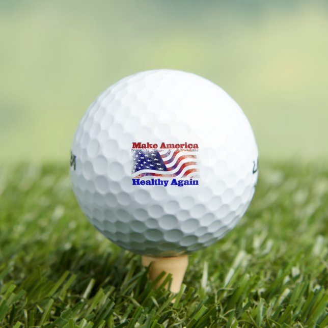 Amerika wieder gesund machen golfball (Insitu T-Shirt)