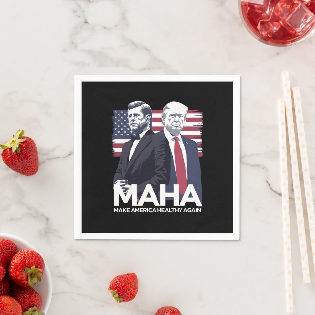 Amerika wieder gesund machen serviette (Beispiel)