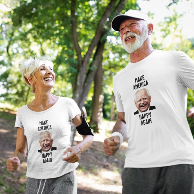 Amerika wieder glücklich machen T-Shirt (Von Creator hochgeladen)