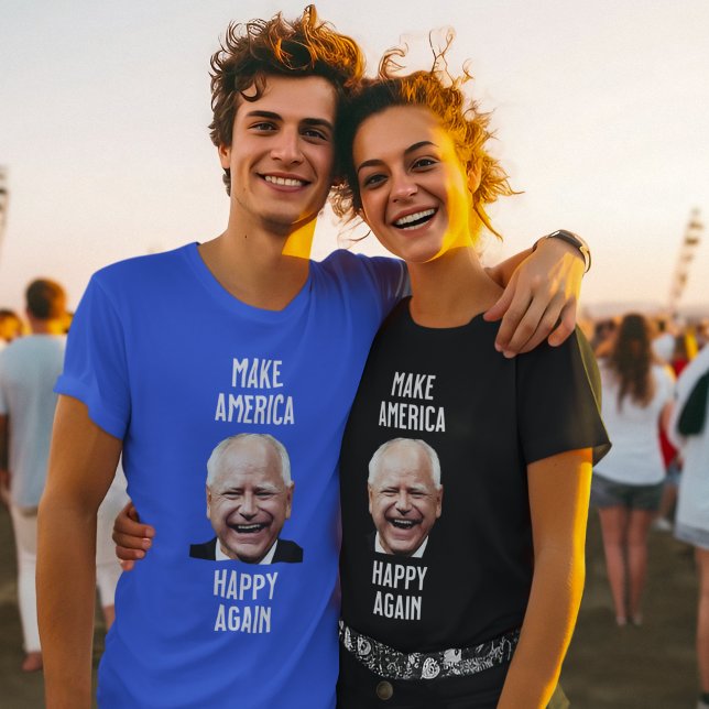 Amerika wieder glücklich machen T-Shirt (Von Creator hochgeladen)