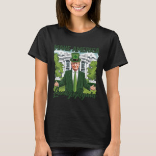 Amerika wieder glücklich machen Trump St. Patrick' T-Shirt