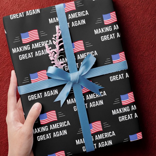 Amerika wieder groß machen geschenkpapier (Von Creator hochgeladen)