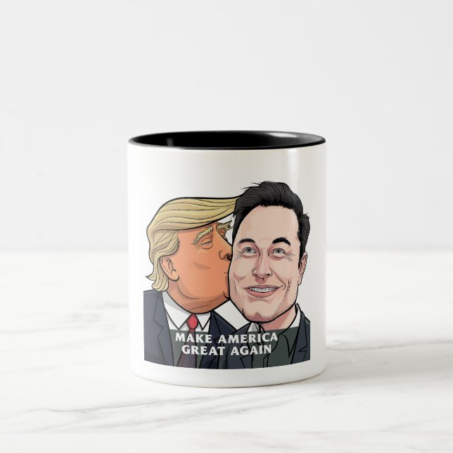 Amerika wieder groß machen zweifarbige tasse (Mittel)