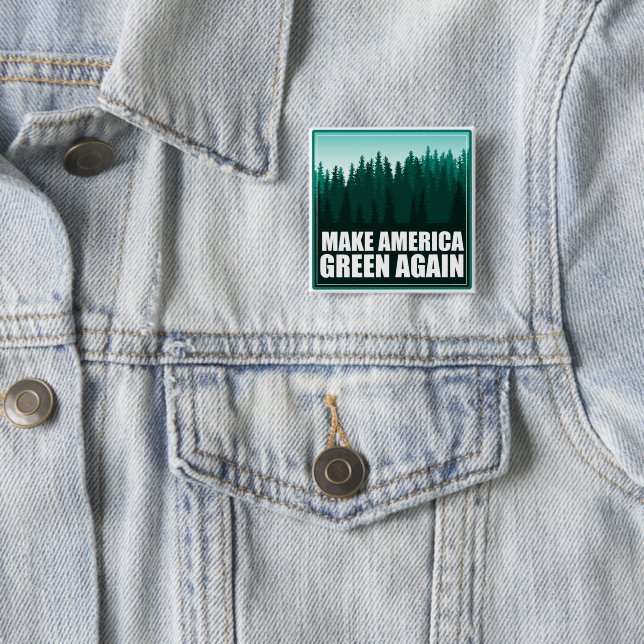 Amerika wieder grün machen button (Beispiel)